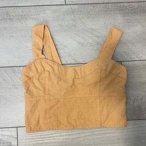 Abercrombie Linen Top Size M.